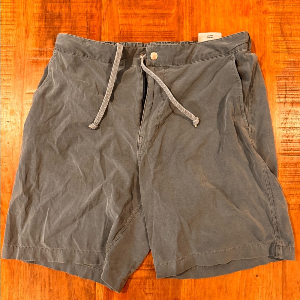 Buck Mason 8 inch Deck Short slate blue 34